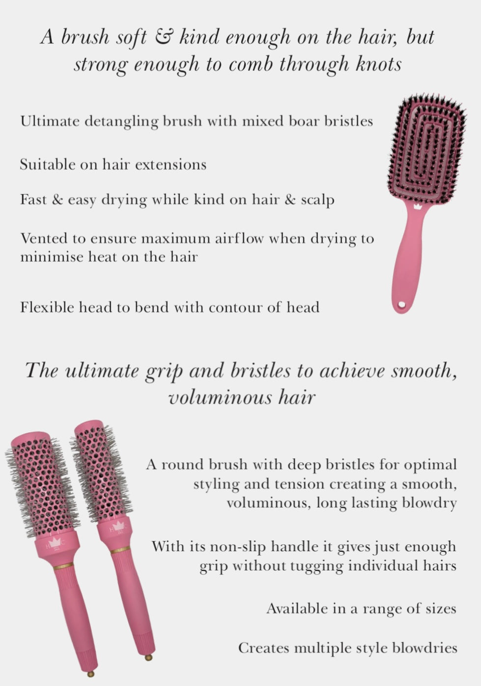 HER CROWN COLLECTION HER Vented Brush H1