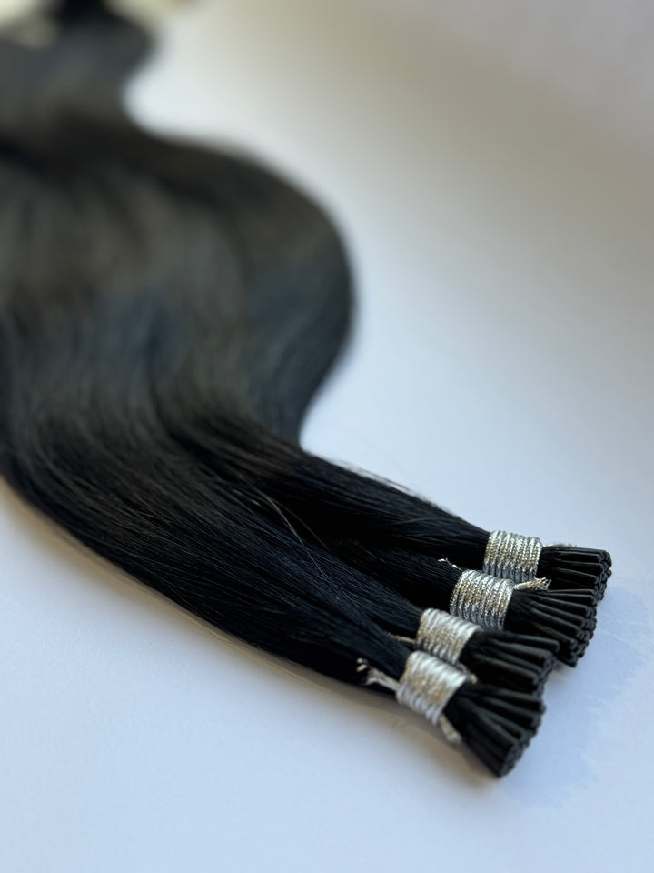HER CROWN i-tip Bead Hair Extensions 22”