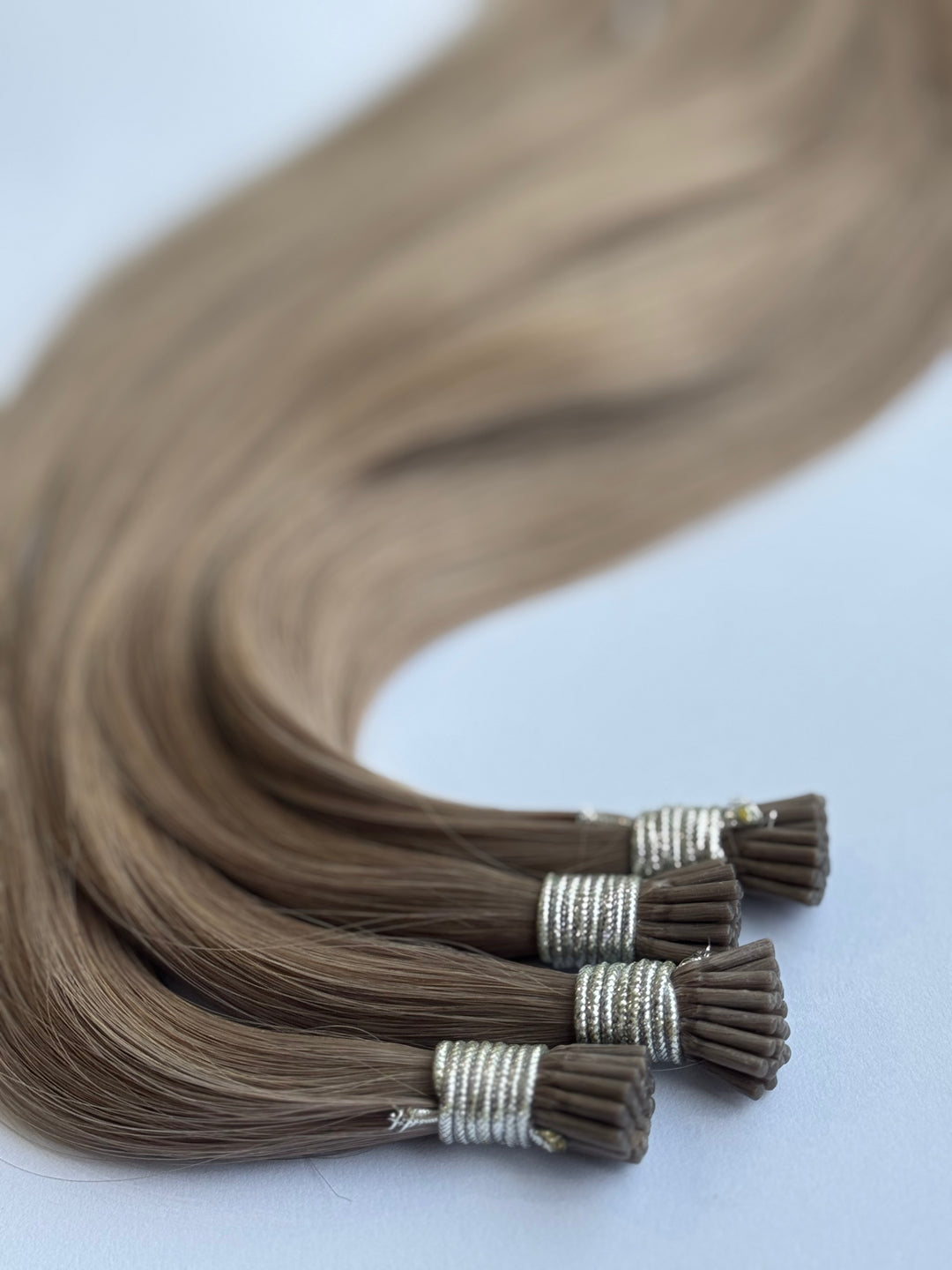 HER CROWN i-tip Bead Hair Extensions 22”