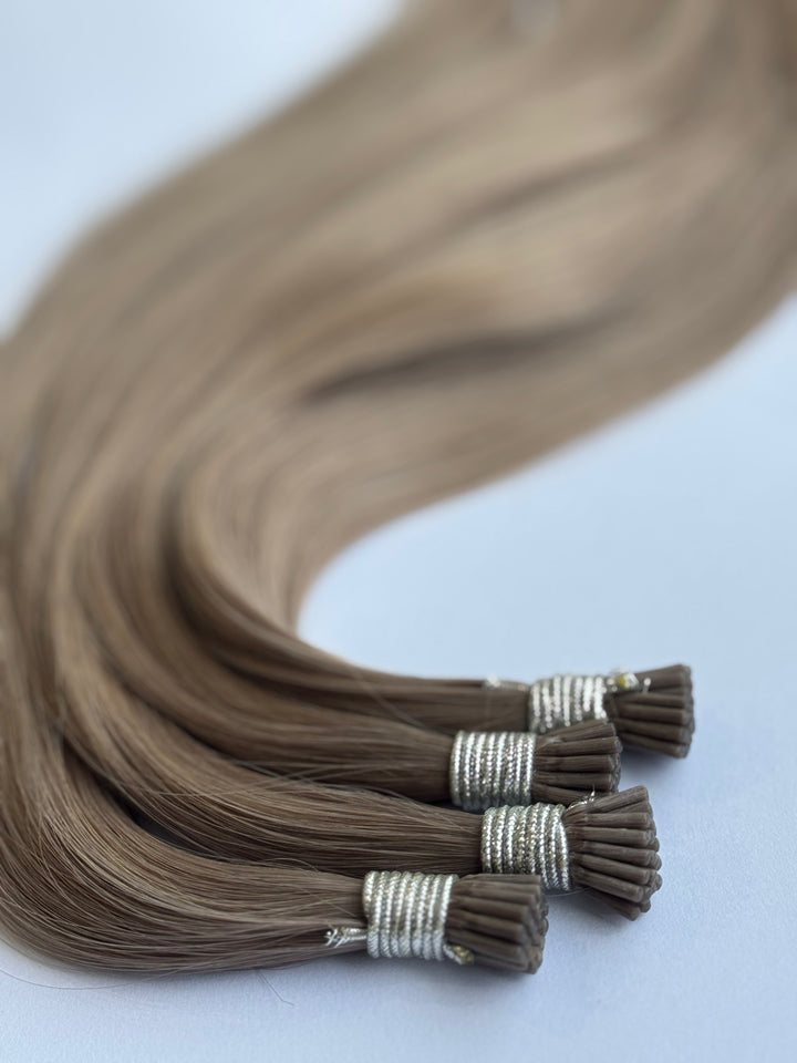 HER CROWN i-tip Bead Hair Extensions 22”