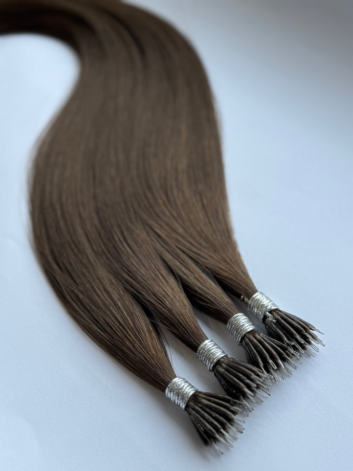 HER CROWN Nano Bead Hair Extensions 22"