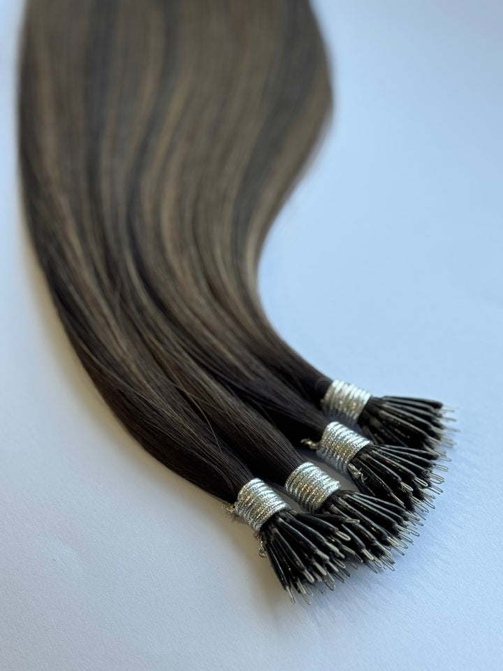 HER CROWN Nano Bead Hair Extensions 22"
