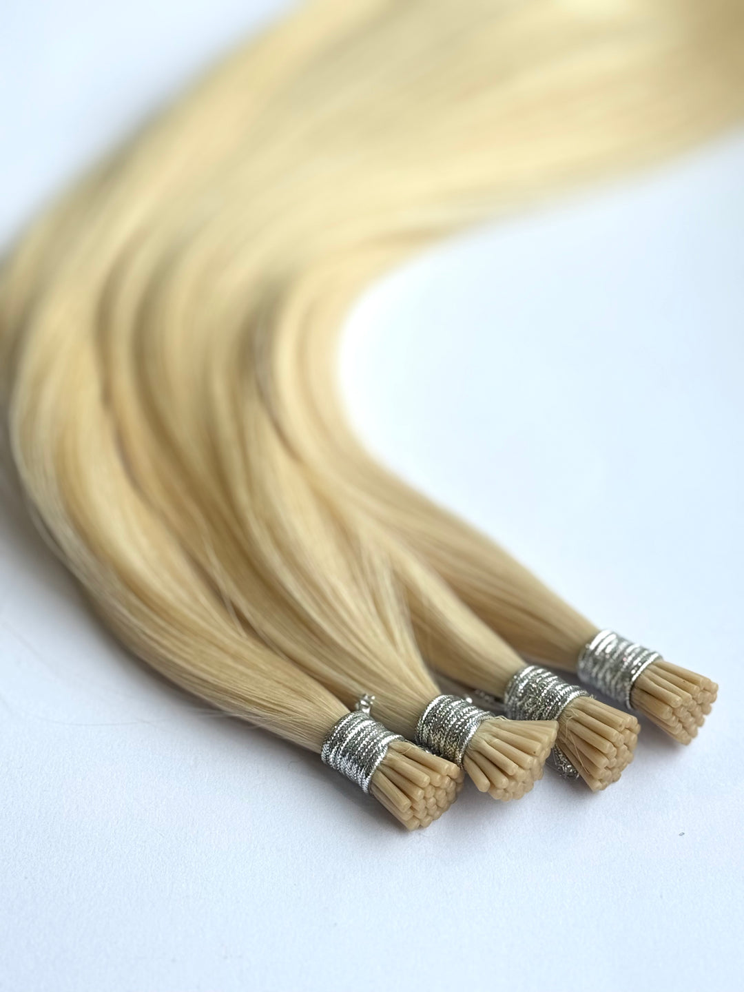 HER CROWN i-tip Bead Hair Extensions 22”