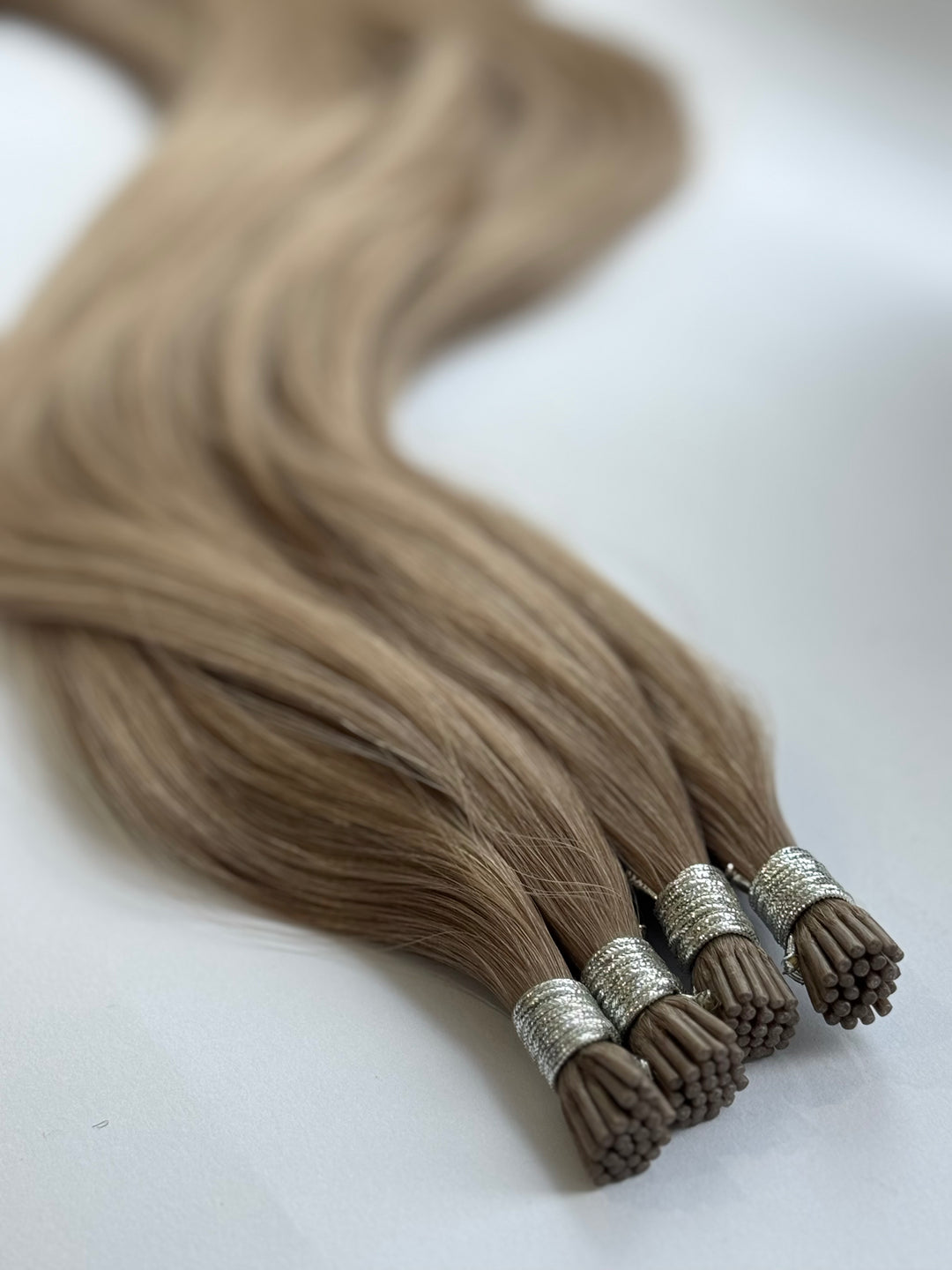 HER CROWN i-tip Bead Hair Extensions 22”