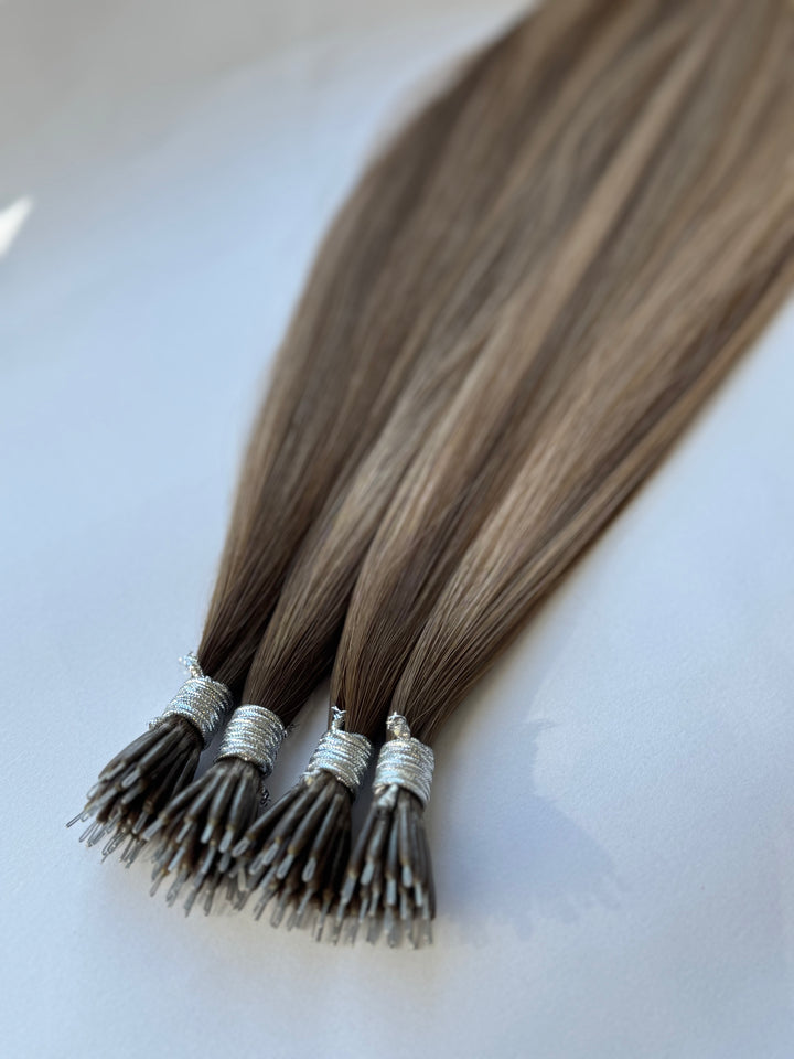 HER CROWN Nano Bead Hair Extensions 22"