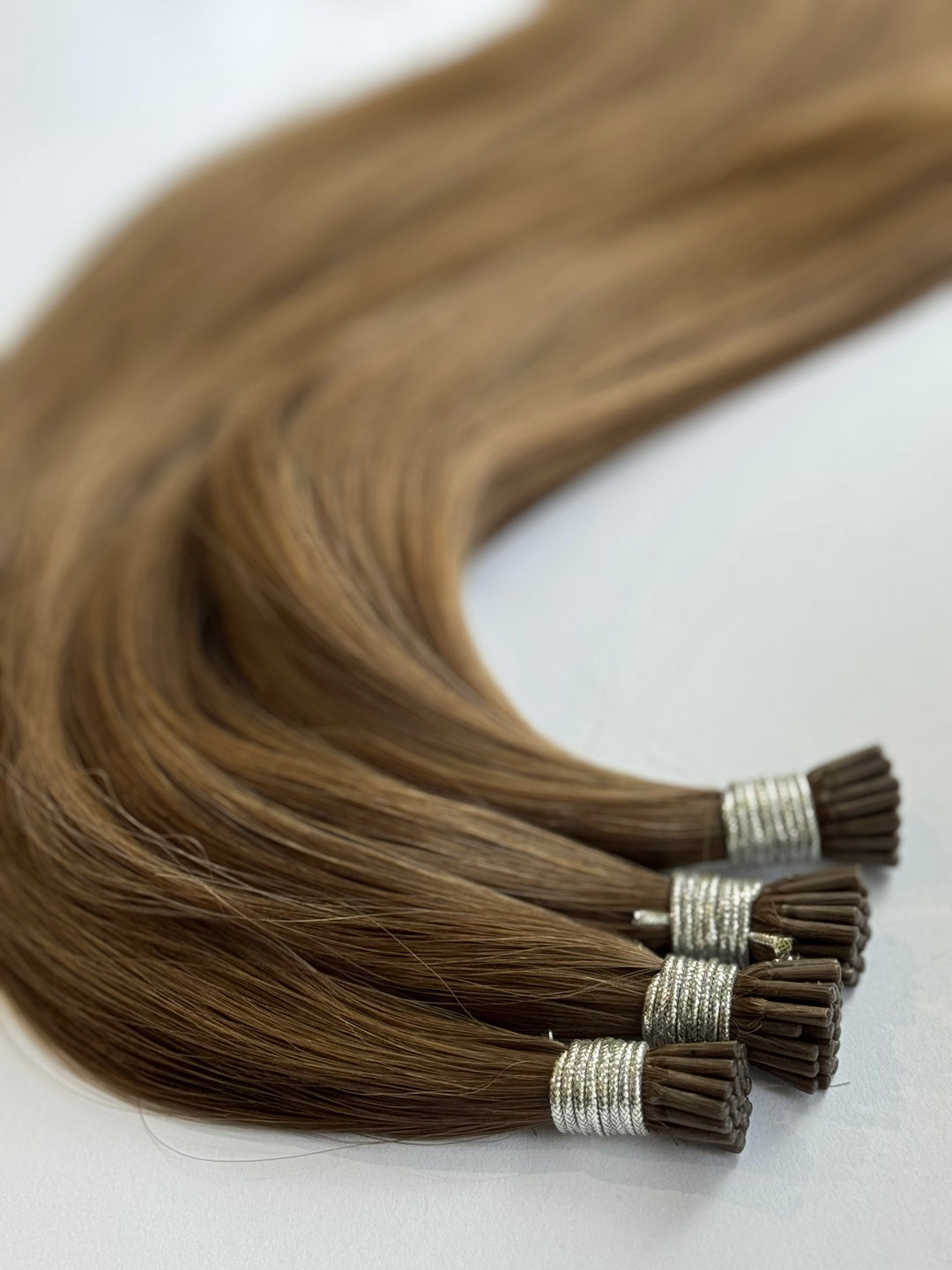 HER CROWN i-tip Bead Hair Extensions 22”