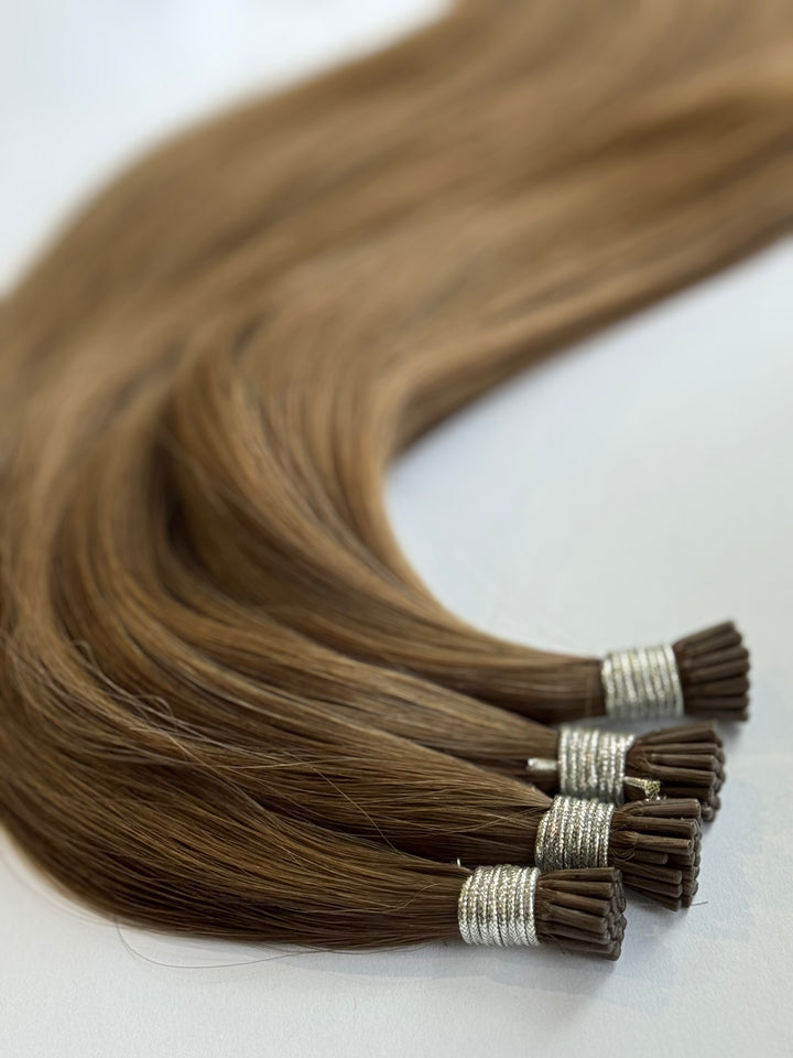 HER CROWN i-tip Bead Hair Extensions 22”