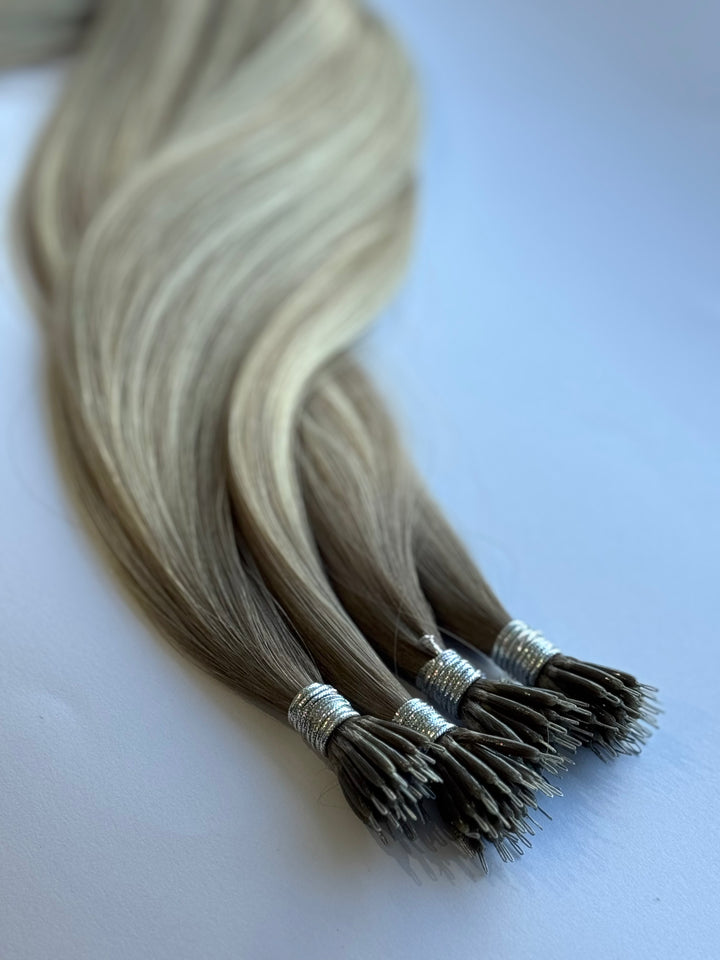 HER CROWN Nano Bead Hair Extensions 22"