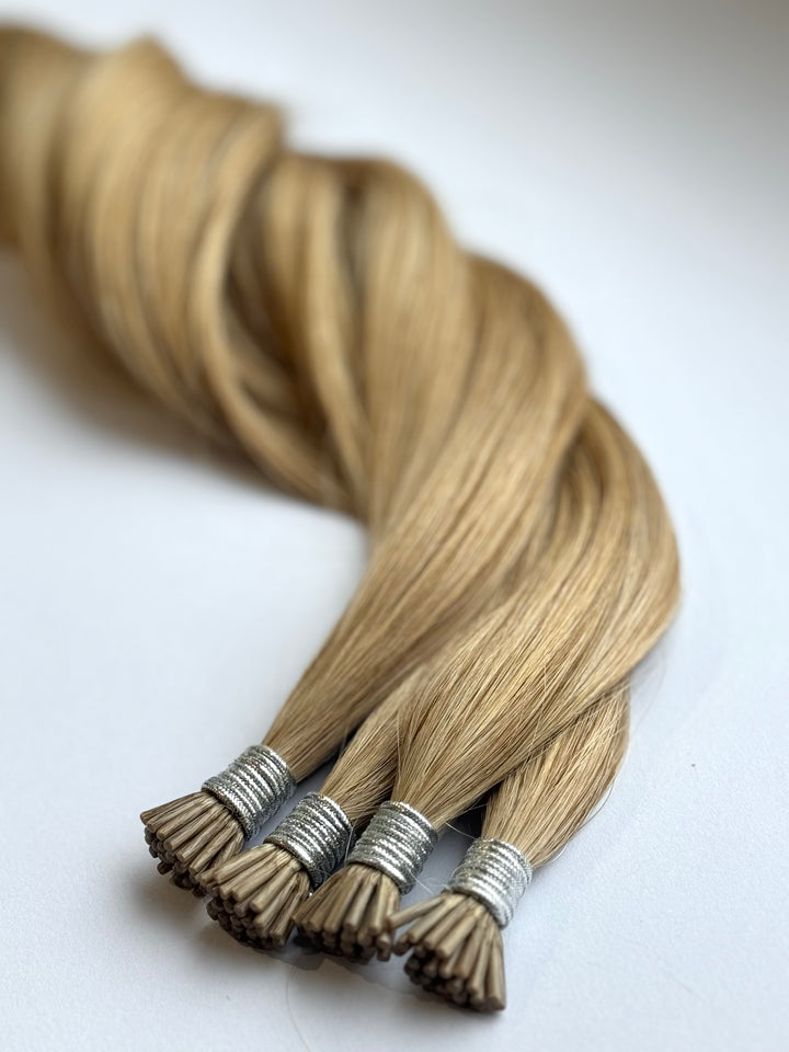 HER CROWN i-tip Bead Hair Extensions 22”