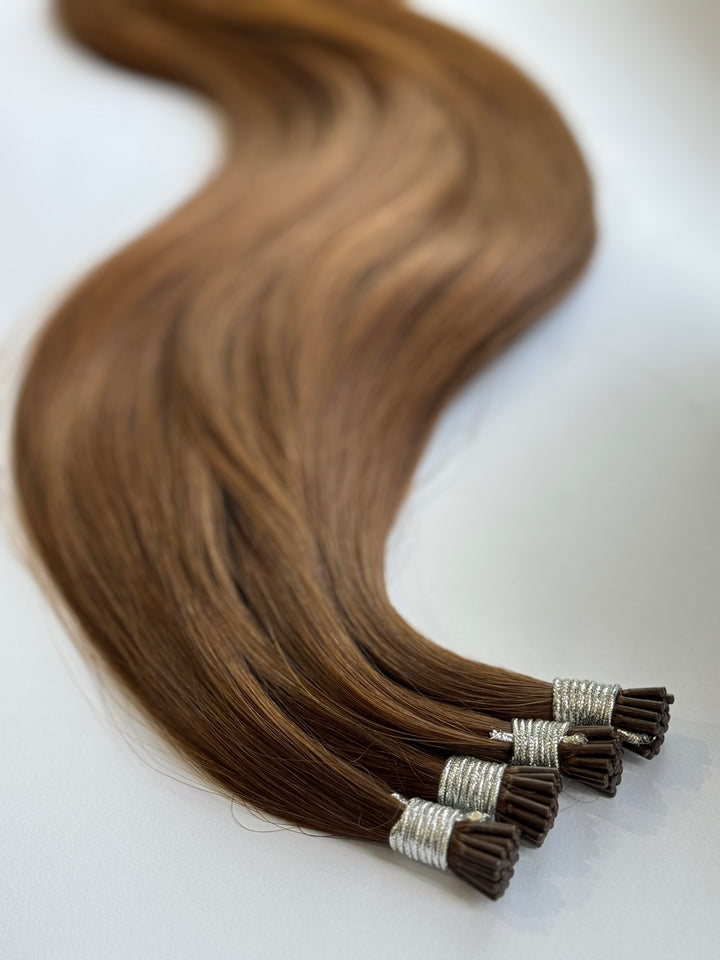 HER CROWN i-tip Bead Hair Extensions 22”