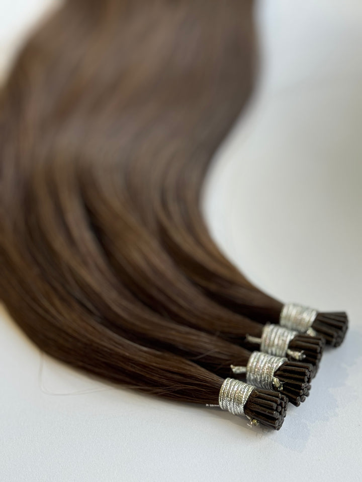 HER CROWN i-tip Bead Hair Extensions 22”