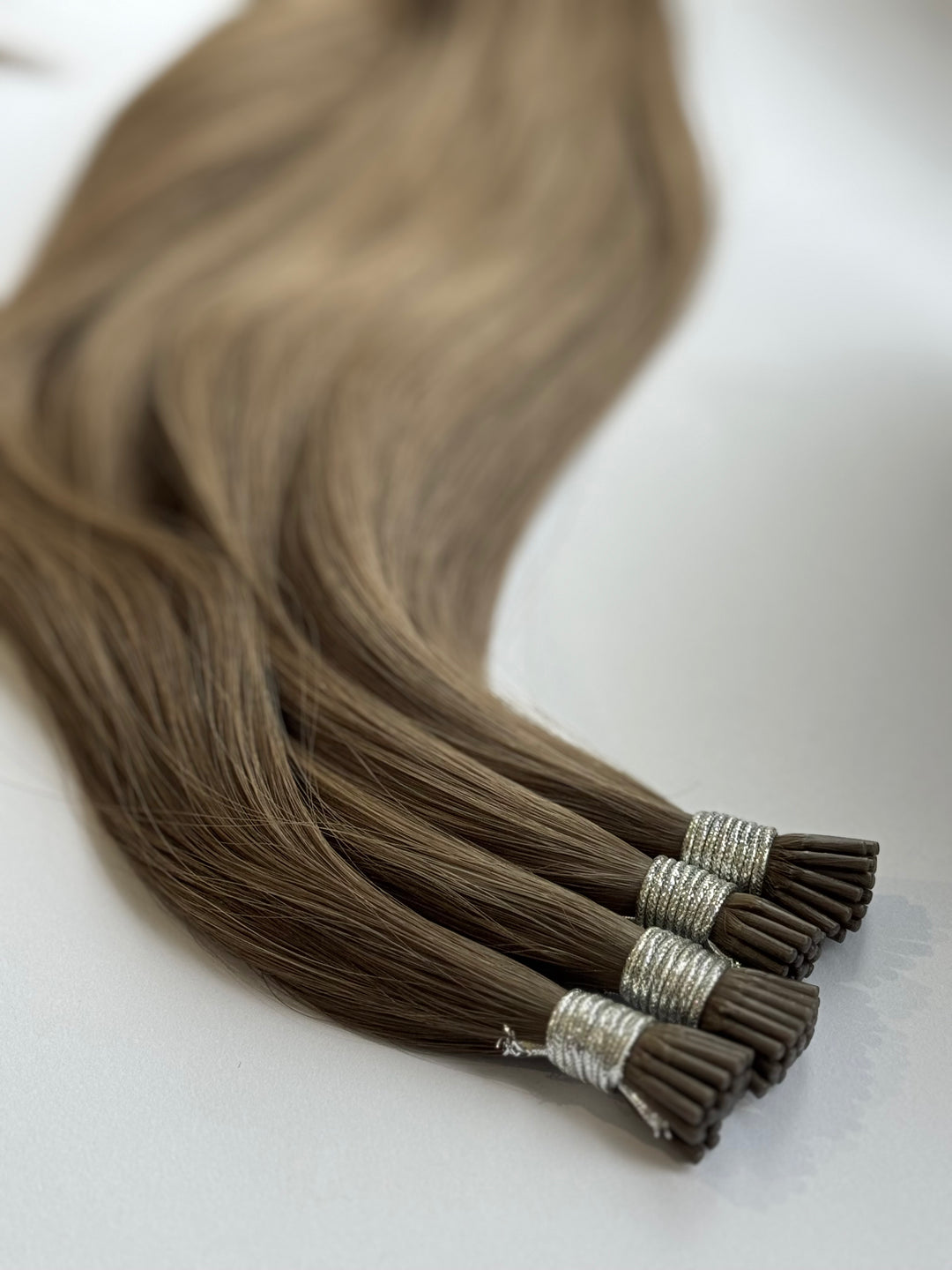 HER CROWN i-tip Bead Hair Extensions 22”